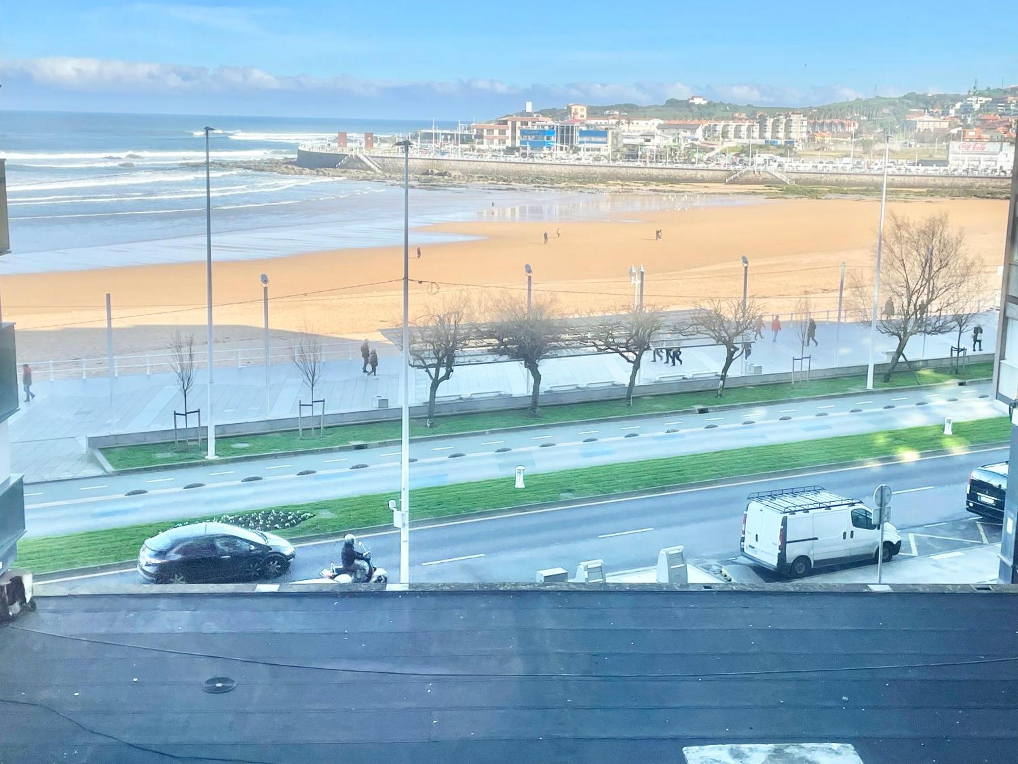 Apartamento San Lorenzo Playa. Vistas Al Mar. Gijon Luaran gambar